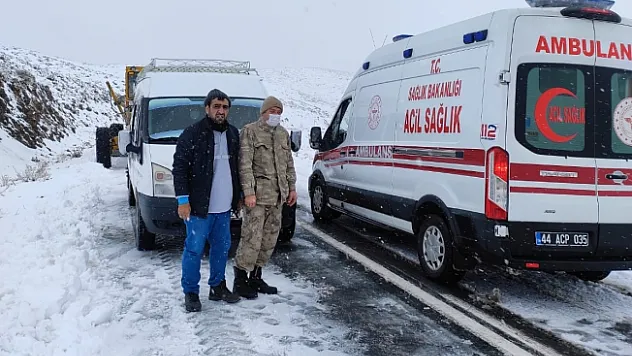 Malatya'da karla mücadele çalışmaları başladı