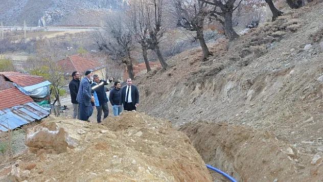 Yeşilyurt Ortaköy'ün su sıkıntısı çözülüyor
