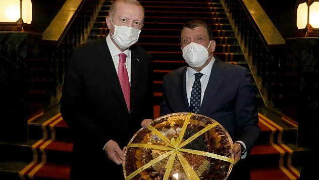 Başkan Gürkan, Cumhurbaşkanı Recep Tayyip Erdoğan ile görüştü
