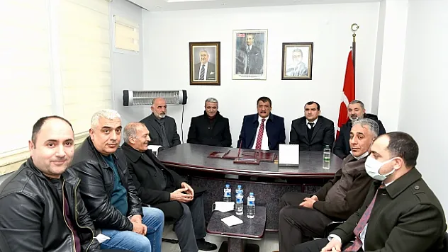Başkan Gürkan'ın Oda ve Dernek ziyaretleri devam ediyor