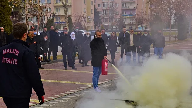 BELSOS personellerine yangın eğitimi verildi