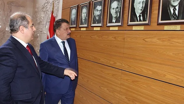 Başkan Gürkan'dan TBB Türavak Başkanı Han'a ziyaret