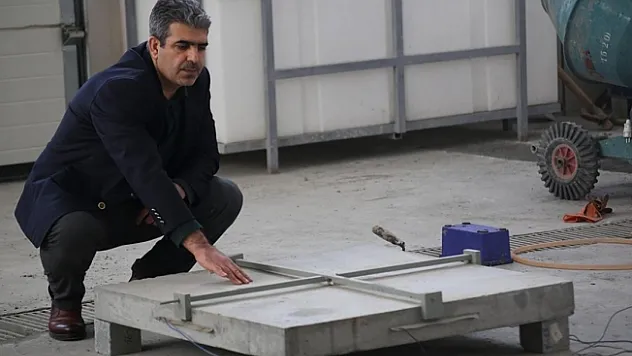 Don ve buzlanmaya karşı ısınabilen beton plak geliştirildi
