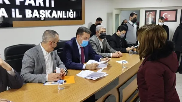 Milletvekili Tüfenkci vatandaşları dinledi