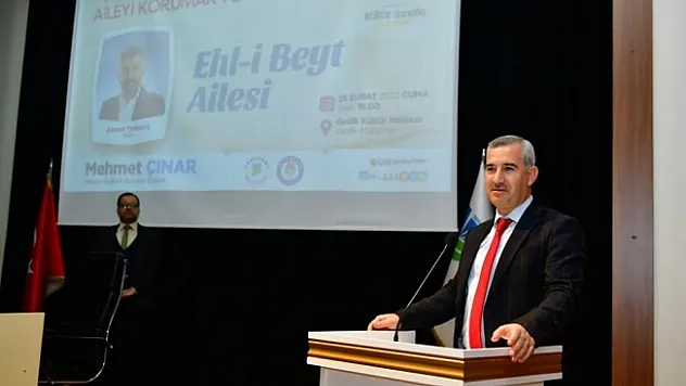 Yeşilyurt'ta ''Ehli Beyt Ailesi'' paneli