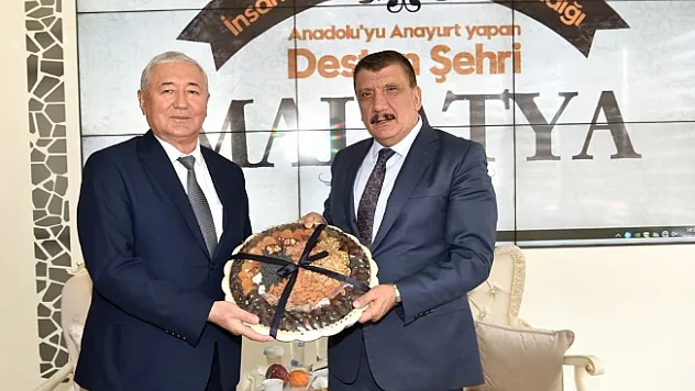 Başkan Gürkan, Kırgızistan heyetini kabul etti