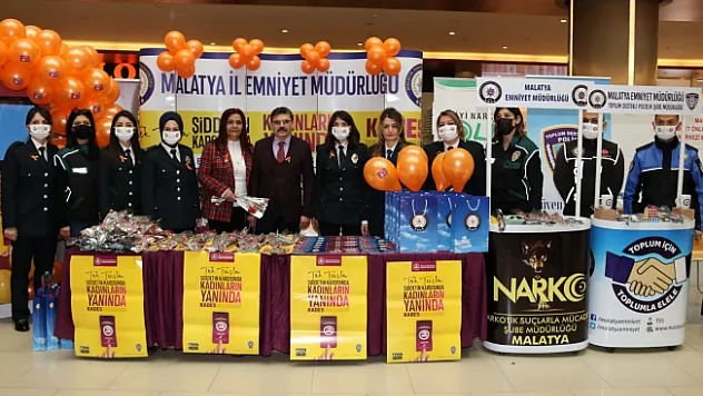 Malatya Emniyetinden kadınlar günü etkinlikleri
