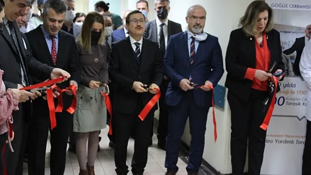 Yenilenen göğüs cerrahisi servisi törenle açıldı