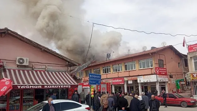 Akçadağ'da korkutan yangın