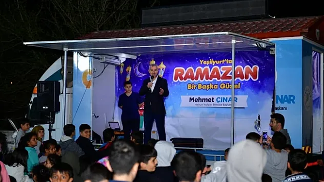 Yeşilyurt'ta çocuklar için Ramazan eğlencesi