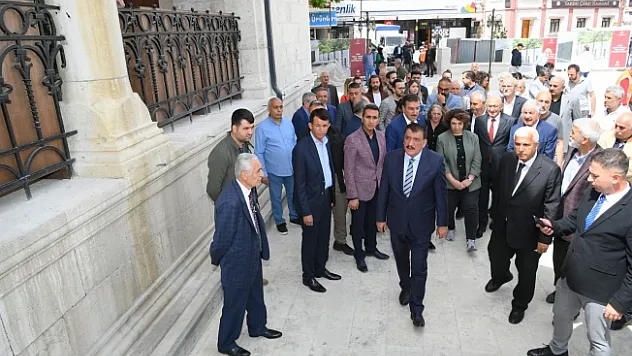 Başkan Gürkan, Yeni Cami'deki çalışmalarla ilgili değerlendirmede bulundu