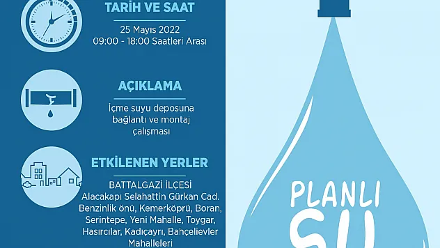MASKİ'den su kesintisi uyarısı!