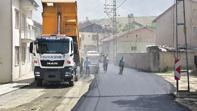 Orduzu Mahallesi'nde altyapı çalışmaları tamamlanan bölgeler asfaltlandı