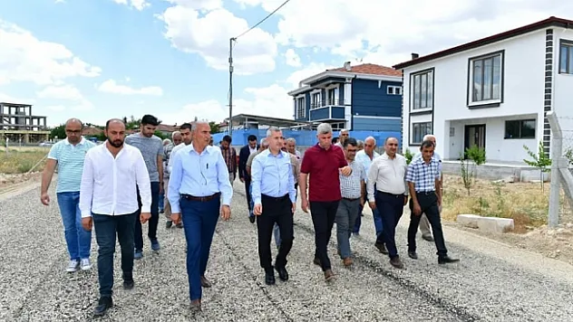 Başkan Çınar, mahalleli ile istişare etti