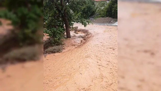 Malatya'da sağanak yağış sele neden oldu