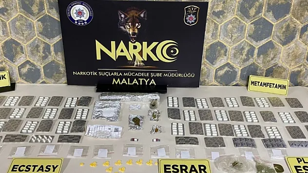 Malatya'da uyuşturucu operasyonu: 13 tutuklama