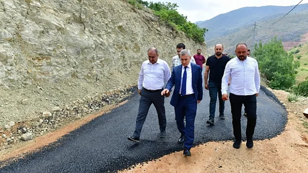 Yeşilyurt'ta yol düzenleme çalışmaları