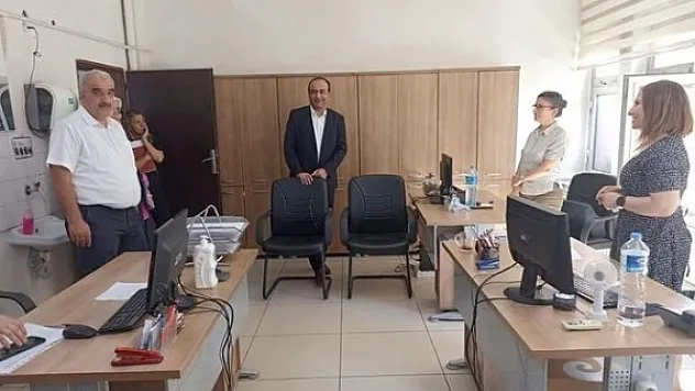 Yeni müdür Berk denetimlere devam ediyor