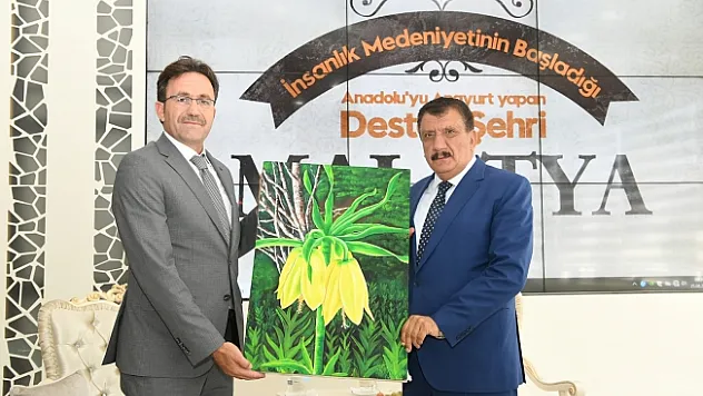 Başkan Gürkan,Sincik Belediye Başkanı Korkut'u ağırladı