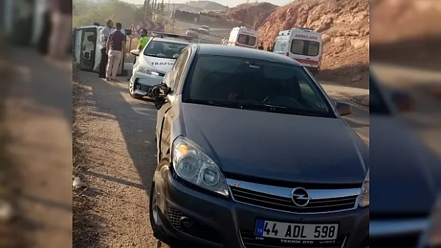 Malatya'da trafik kazası: 3 yaralı