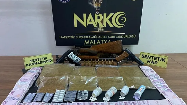 Malatya'da uyuşturucu operasyonu