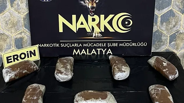Yolcu otobüsünde 3 kilo 660 gram eroin yakalandı
