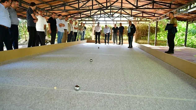 Huzurevine Bocce sahası