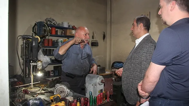 MTSO Başkan adayı Baştürk'ten esnaf ziyareti