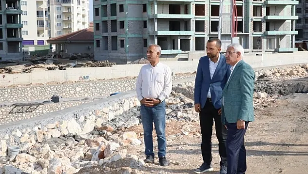 Güder, 72 Milyonluk Derme Deresi Projesindeki çalışmaları inceledi