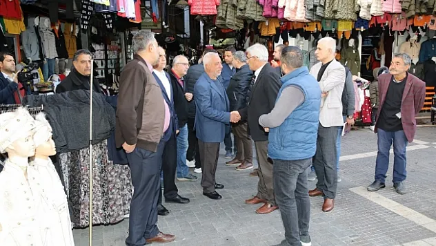Başkan Güder, esnafların sıkıntılarını dinledi  