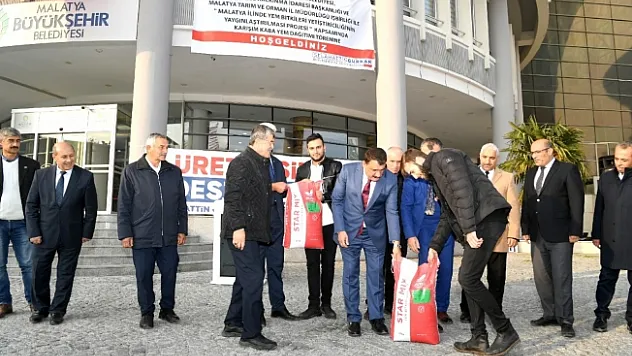 148 Üreticiye Karışık Kaba Yem Tohumu Dağıtıldı