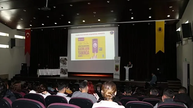 Üniversite öğrencilerine KADES anlatıldı