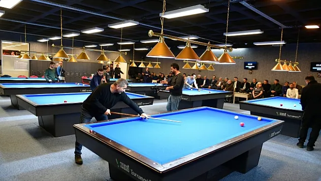 Yeşilyurt'ta 1.Ödüllü Üç Bant Bilardo Turnuvası heyecanı