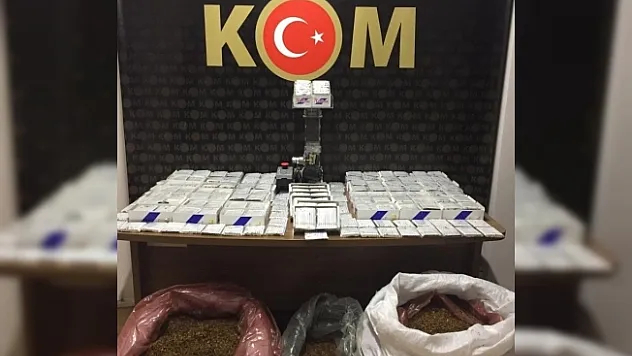 Malatya'da kaçakçılık operasyonu