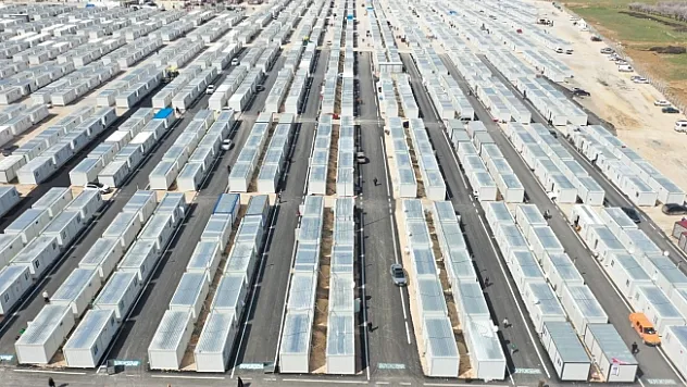 Konteyner kentlerde asfaltlama çalışmaları