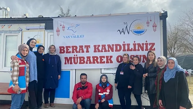 Konteyner kentte mevlit programı düzenledi