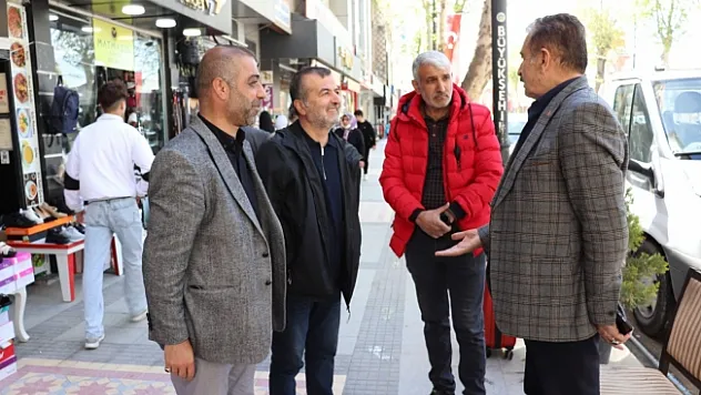 Keskin'den esnafa ziyaret