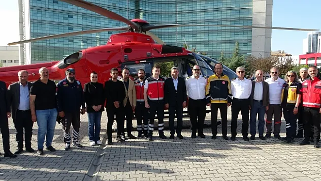 Helikopter ambulans Malatya'da hizmete başladı