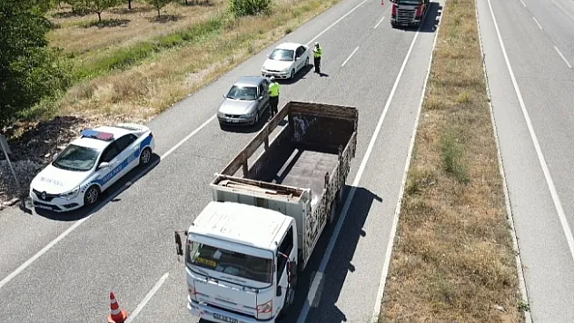 Malatya polisinden dronlu bayram denetimi