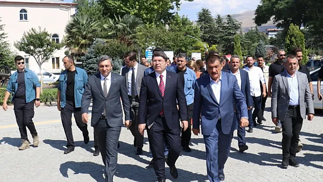 Adalet Bakanı Tunç, Malatya'da incelemelerde bulundu