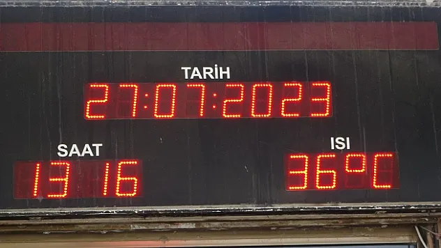Malatya'da sıcaklar bunaltıyor