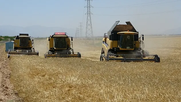 Sultansuyu'nda hububat hasadı başladı