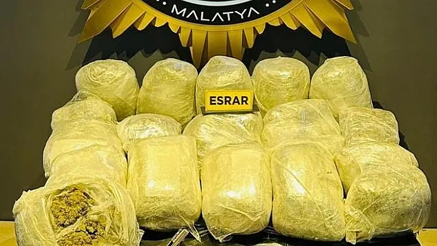 46 kilo esrar ele geçirildi