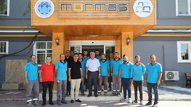 'Belediye İştirakimiz MORMAŞ bir dünya markası haline geldi'