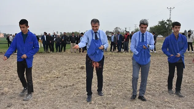 Ziraat okulunda hedef 120 ton buğday üretimi