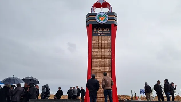 Deprem şehitlerinin ismi anıtta yaşatılacak