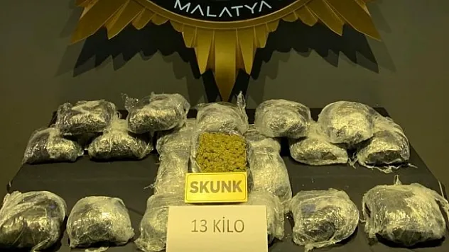 Malatya Tren Garı'nda uyuşturucu operasyonu