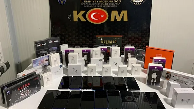 Malatya'da kaçakçılık operasyonu