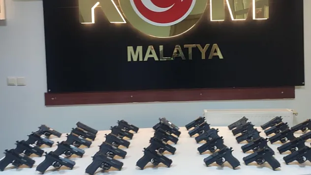 Malatya'da silah kaçakçılığında 3 şüpheli yakalandı