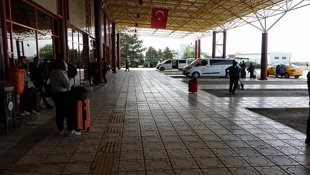 Malatya otogarında bayram yoğunluğu